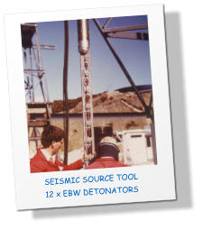 SEISMIC SOURCE TOOL 12 x EBW DETONATORS